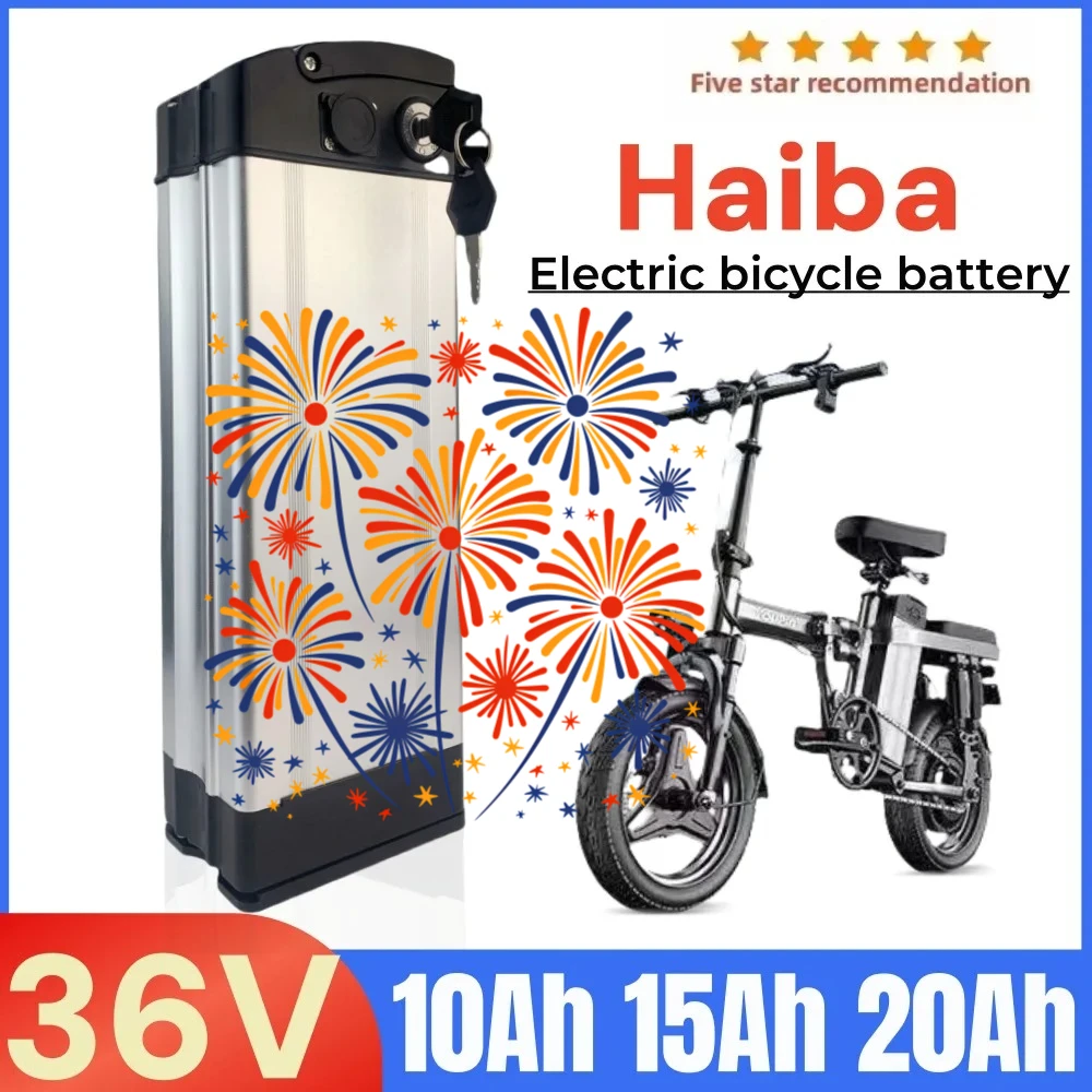 

Аккумулятор для складного электровелосипеда 36В 10Ач 15Ач 20Ач, замена/обновление, 1000Вт, мощный перезаряжаемый литий-ионный аккумулятор Haiba
