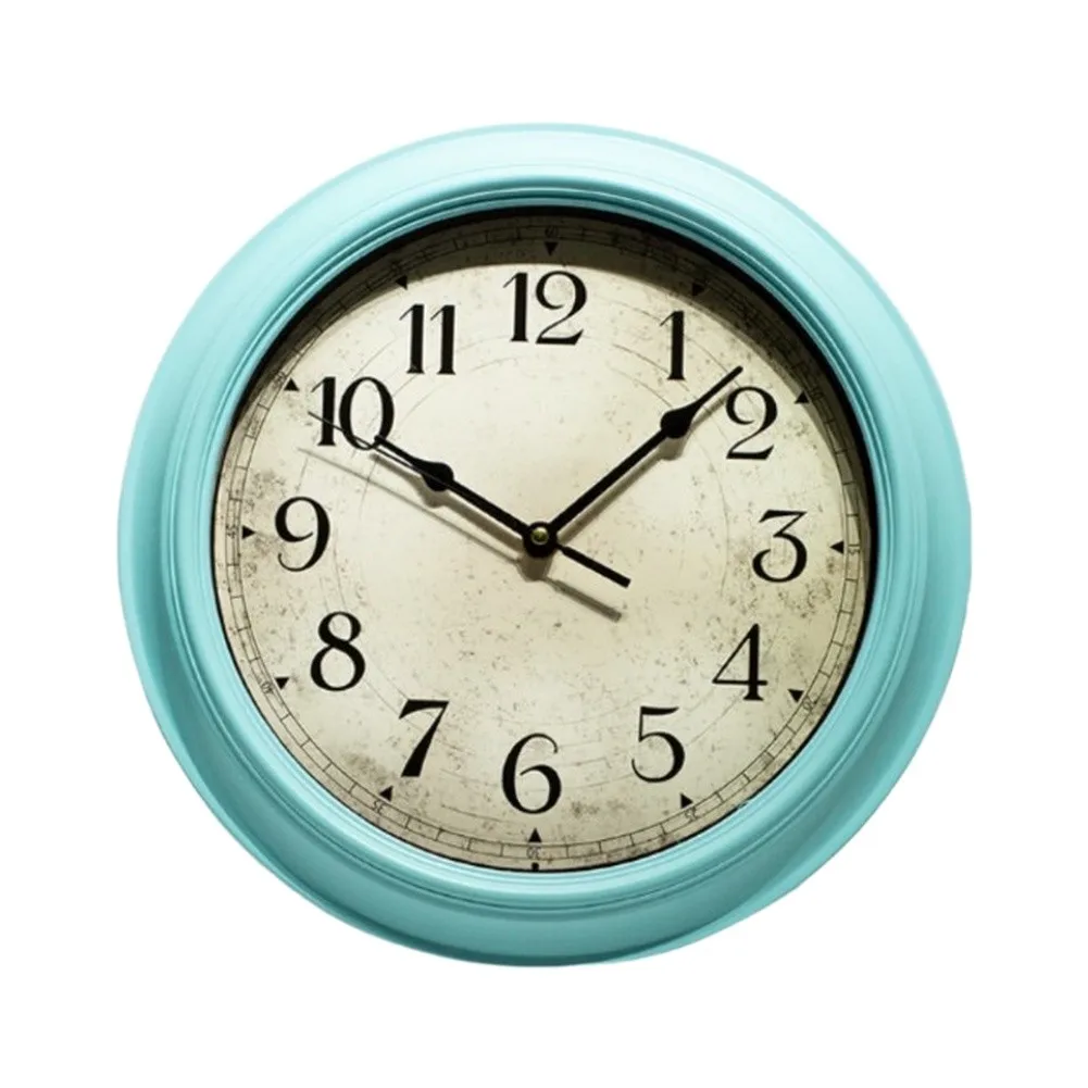 Vintage Style Clock For Home Decor Silent Quartz Clock Wall Clock Silent Quartz Movement Accurate Timekeeping Function