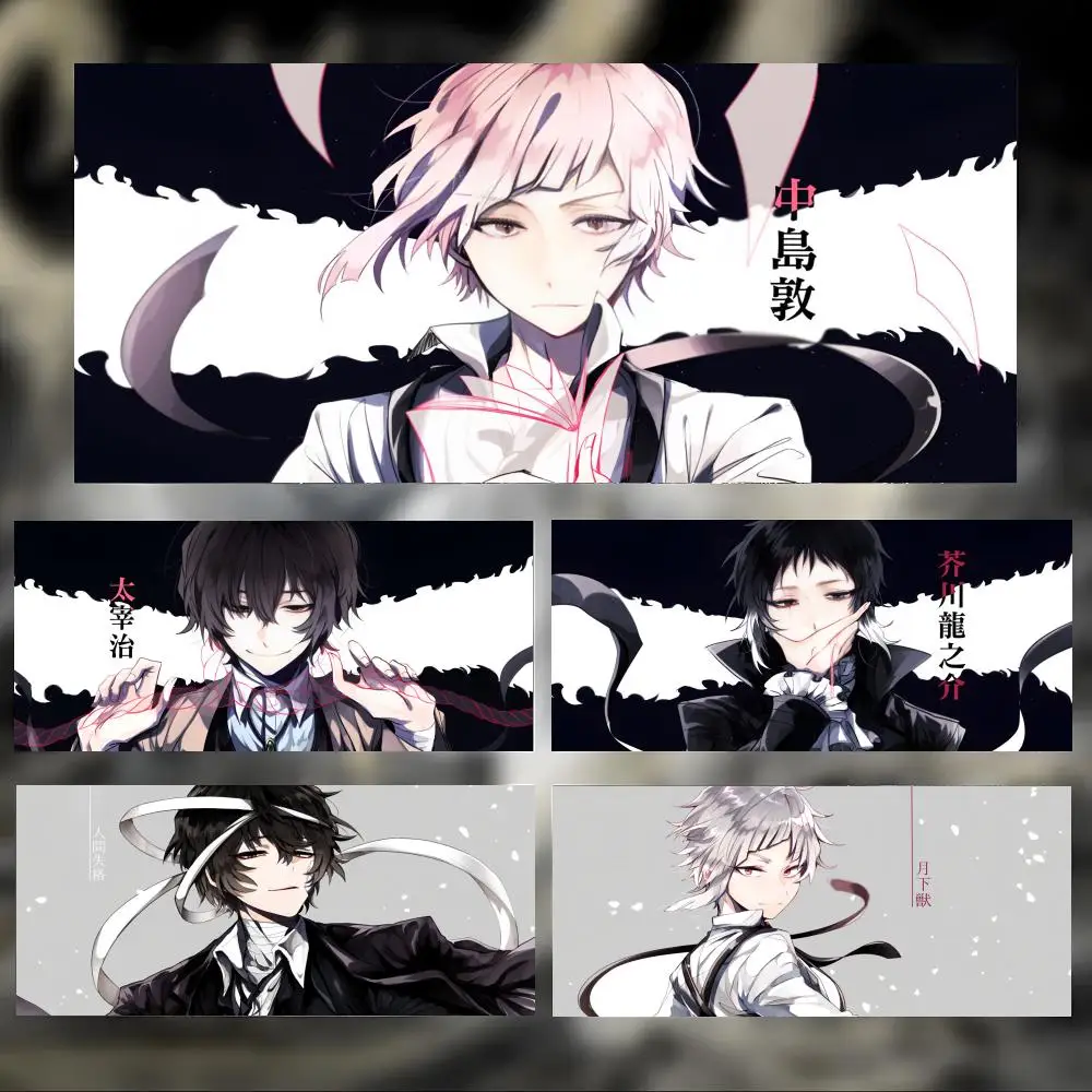 Cool Stylish Anime B-Bungo Stray Dogs Mouse Pad Large Thick Desk Pad Stitched Edges Gaming Mouse Mat for PC