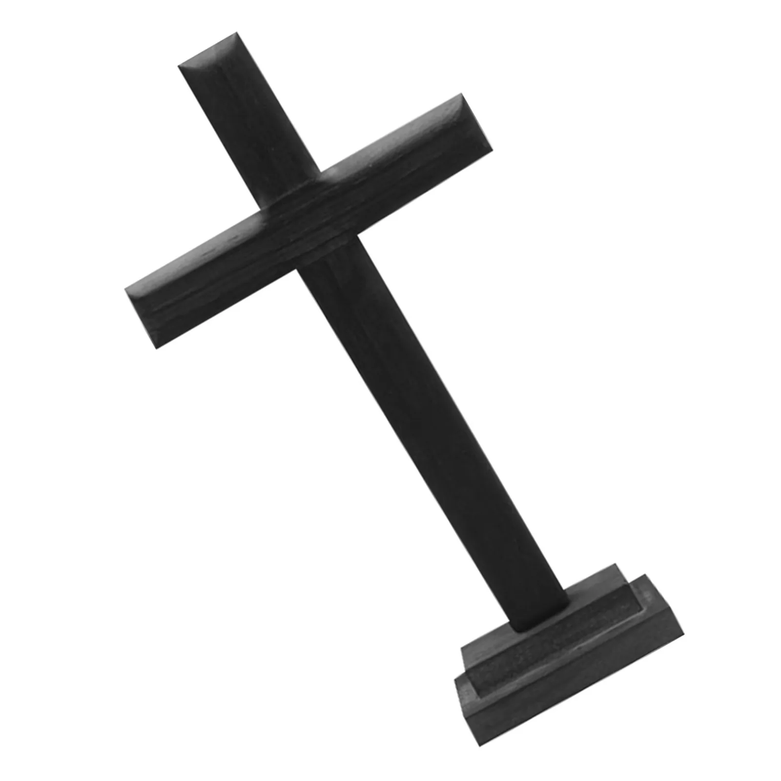 

1Pcs Wood Cross Ornament Handmade Christian Cross Decoration Creative Home Religious Prayer Supplies Prayer Supplies