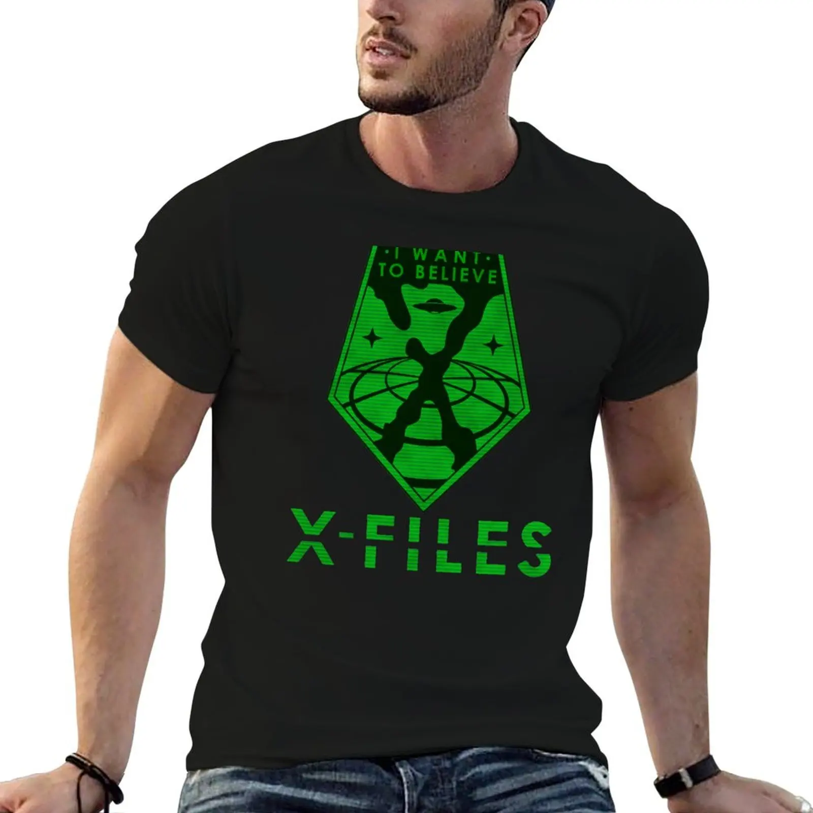 X-Files - Enemy Unknown T-Shirt Big and Tall Loose Fit T-Shirt