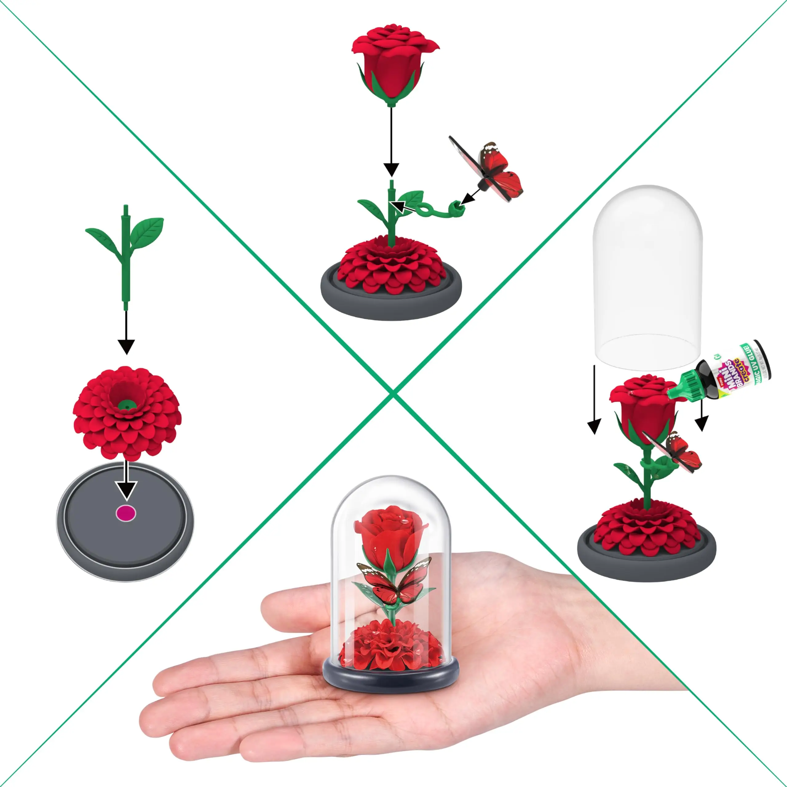 Zuru Mini Merken Creëren Tuin Capsule Mini Botanische Verzamelobjecten Verrassing Mysterie Blinde Bal Miniatuur Speelgoed Geschenken Voor Kinderen