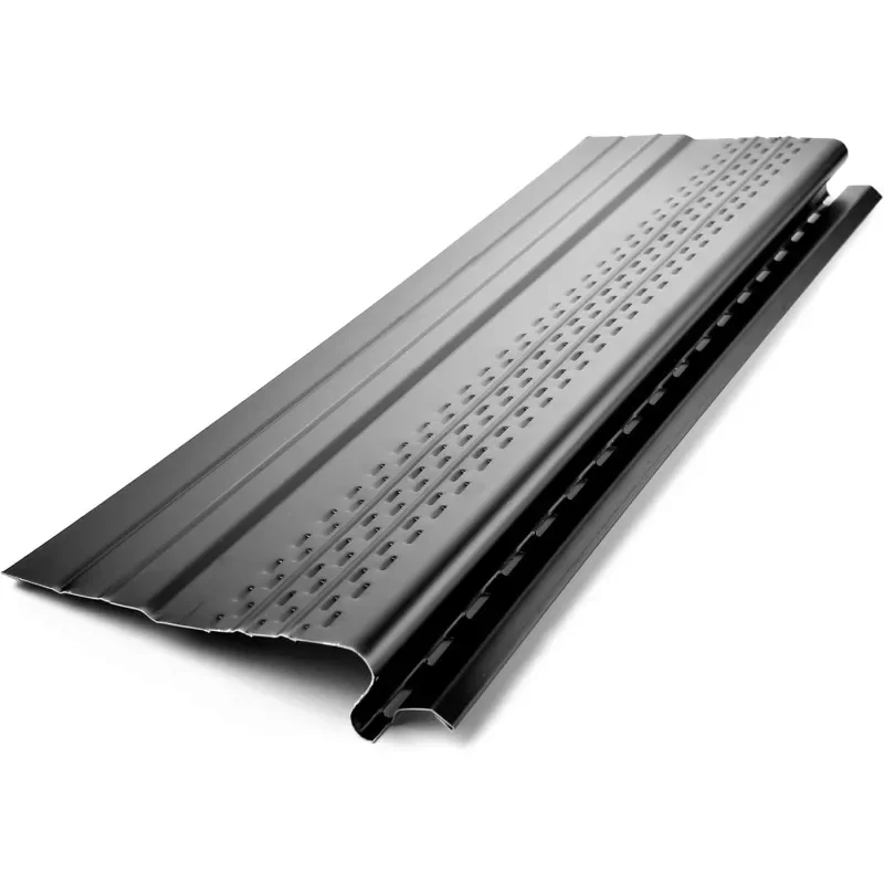 Pro Gutter Guards Leaf Protection 100 Feet Pack Black, A Contractor-Grade Gutter Guard from Manufacturer, Domestic Aluminum