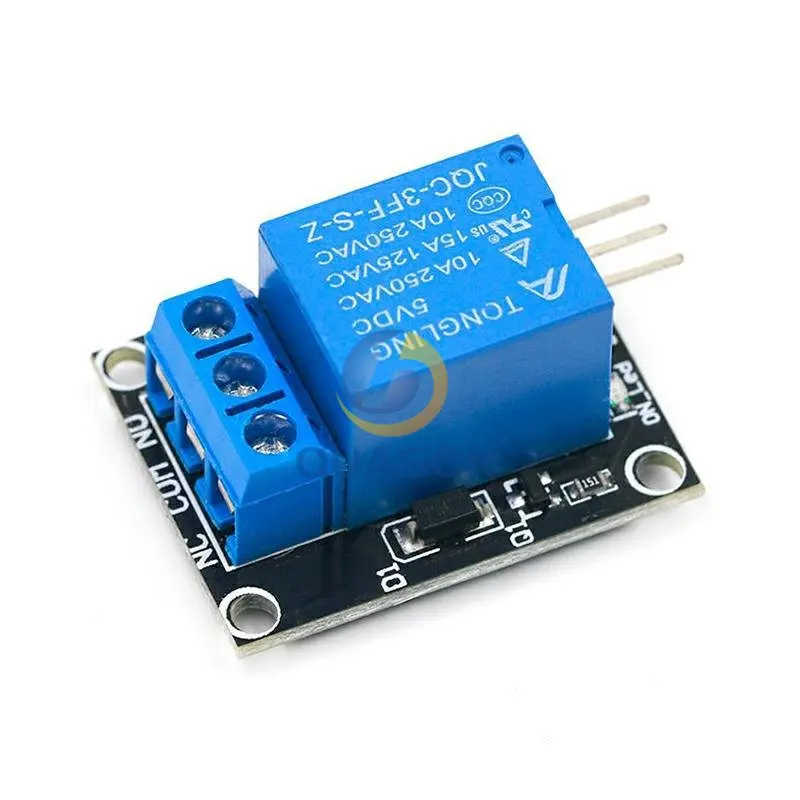Placa para módulo de relé monofásico 5v com 1 canal escudo para pic avr dsp braço para relé arduino