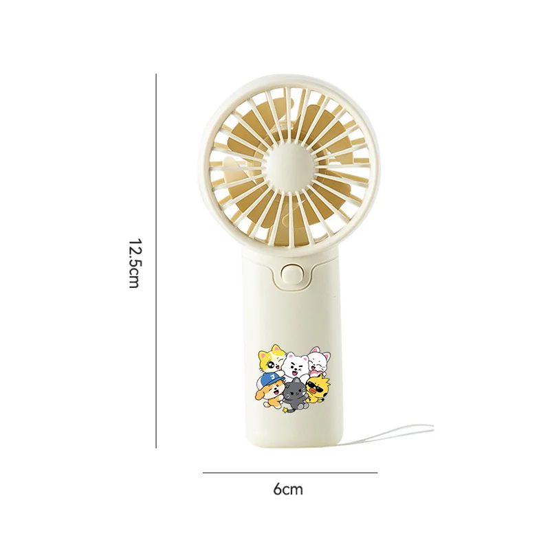 ENHYPEN Portable Fan Convenient Small Fan Summer Pocket Hand-held Fans Lightweight KPOP Men's Team Print Mini Fan Air Coolers - view 3