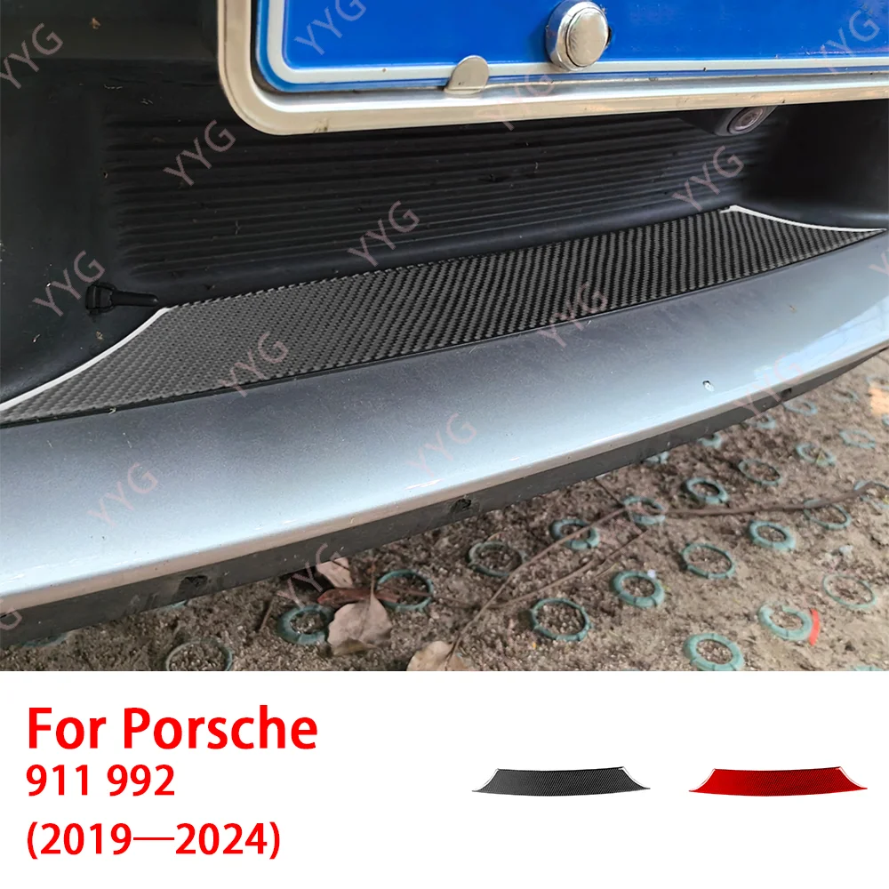 

YYG для Porsche 911 992 2019-2023 из углеродного волокна, бампер, центральная панель, аксессуары для салона автомобиля, накладка, наклейка, наклейка