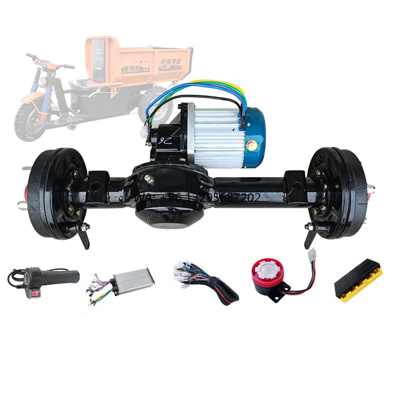 

Комплект для переоборудования заднего моста электрогрузовика для сбора мусора: 130 см, 2200 Вт, высокомощный бесщеточный контроллер двигателя постоянного тока, задний привод