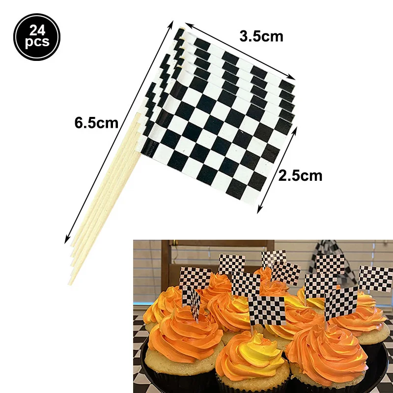 Racing Car Cake & Cupcake Toppers 4
