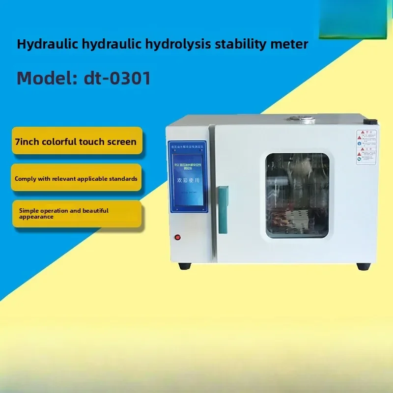 Hydraulic oil hydrolysis stability tester, glass bottle method for measuring hydrolysis stability of hydraulic fluid