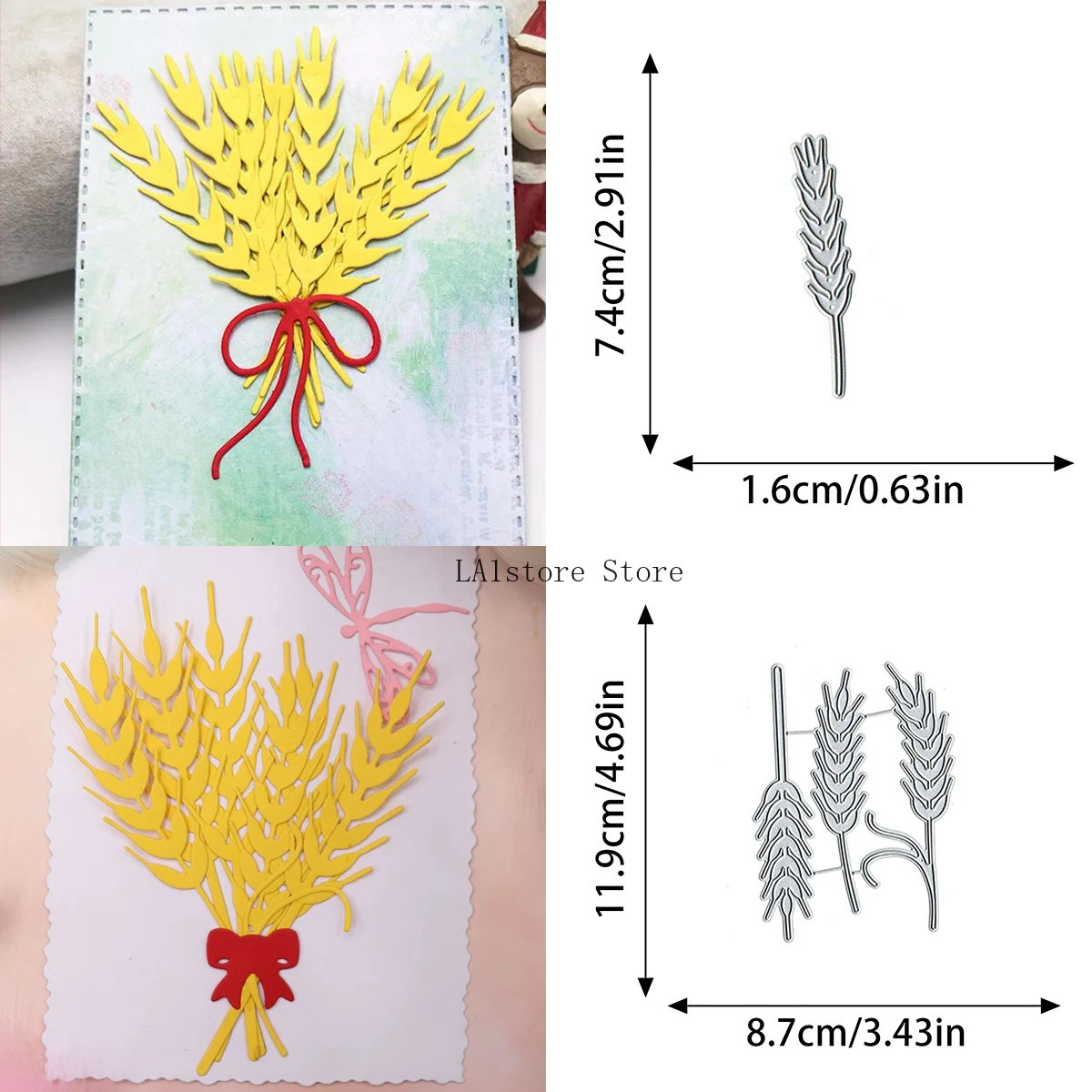 Metal Wheat Strip Decoration Metal Cutting Dies DIY Scrapbook Carbon Steel Mold Greeting Card Making Tool Die Cuts New Arrival