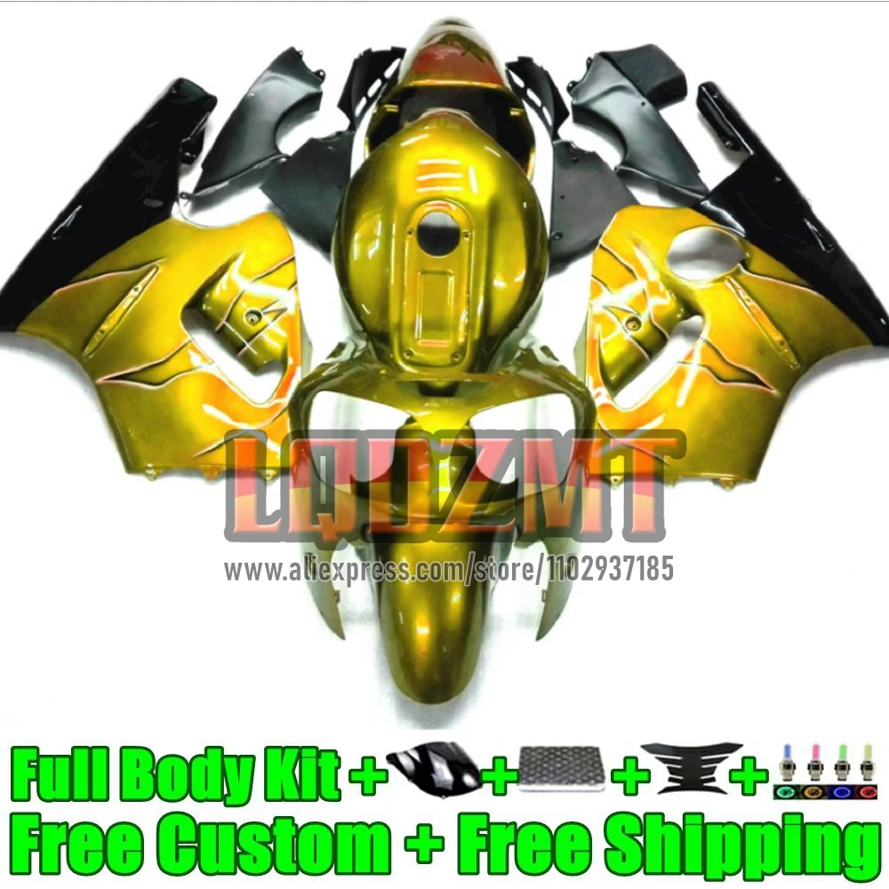 Body+Tank For KAWASAKI golden stock NINJA ZX 12R 1200CC 58No.73 ZX12R 2002 2003 2004 2005 2006 ZX-12R 02 03 04 05 06 OEM Fairing