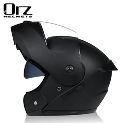 Casco capacetes doppio Casco a doppia lente Casco da moto caschi integrali caschi da corsa in discesa caschi da moto helm