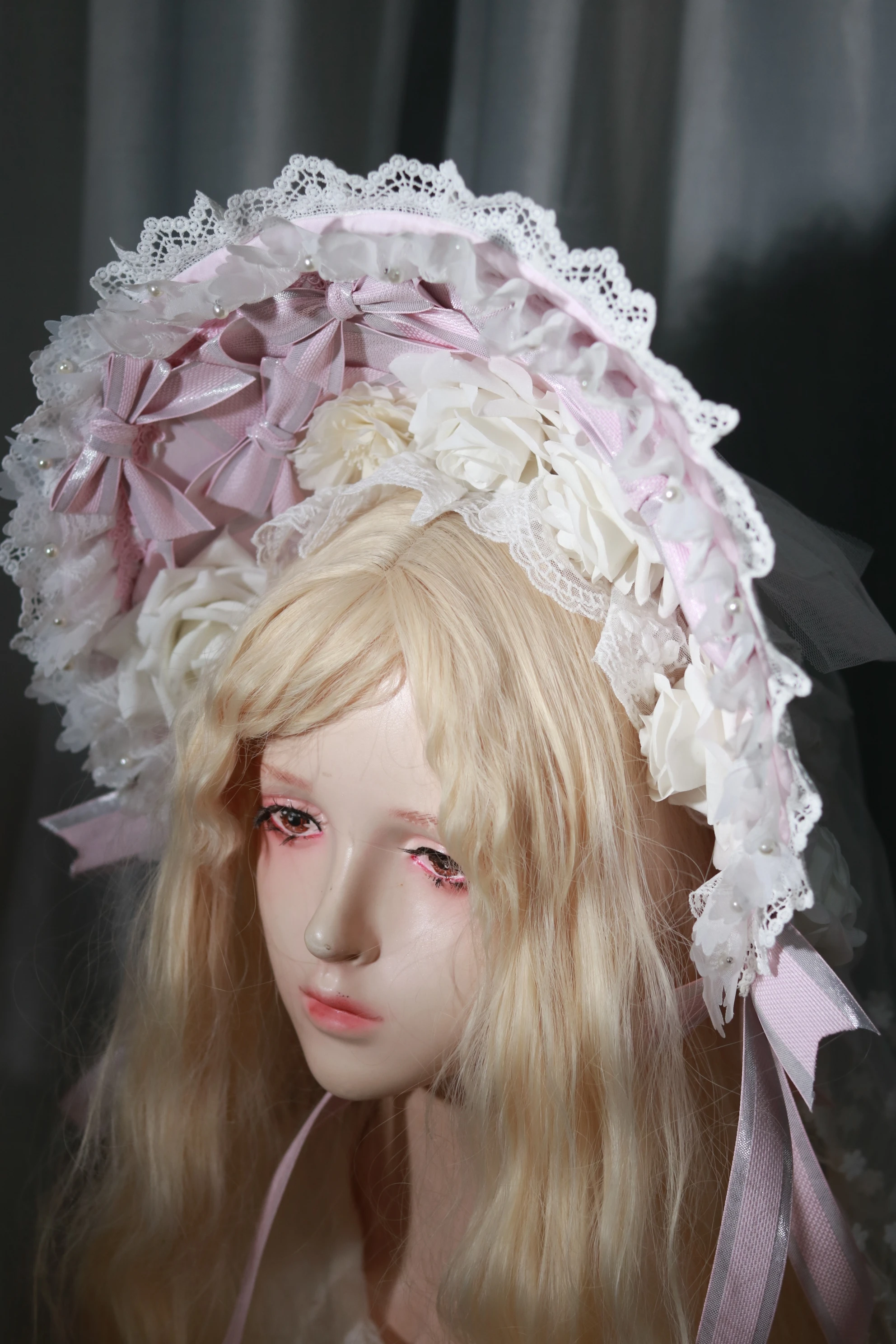 original-handmade-cisas-bridal-headscarf-hat-small-accories-for-tea-par-ear-drop-poodle-lolita-hair-accories