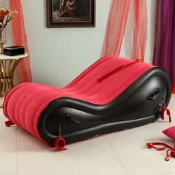 Inflatable Sex Sofa Furniture S shaped Love Position Chair Chaise Lounge for Adult