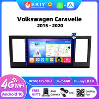 EKIY T7 Wireless CarPlay Android Auto Radio For Volkswagen Caravelle 2015 - 2020 Car Multimedia Video Player Stereo 2din GPS DVD