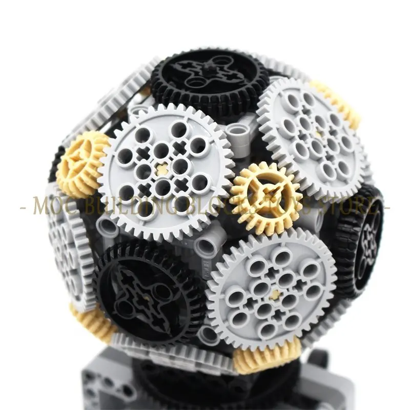 270 Pcs MOC Getriebe Ball Technologie ziegel Modell Elektrische Power Funktionen Kit Bausteine Set Pädagogisches Spielzeug für Kinder Geschenk