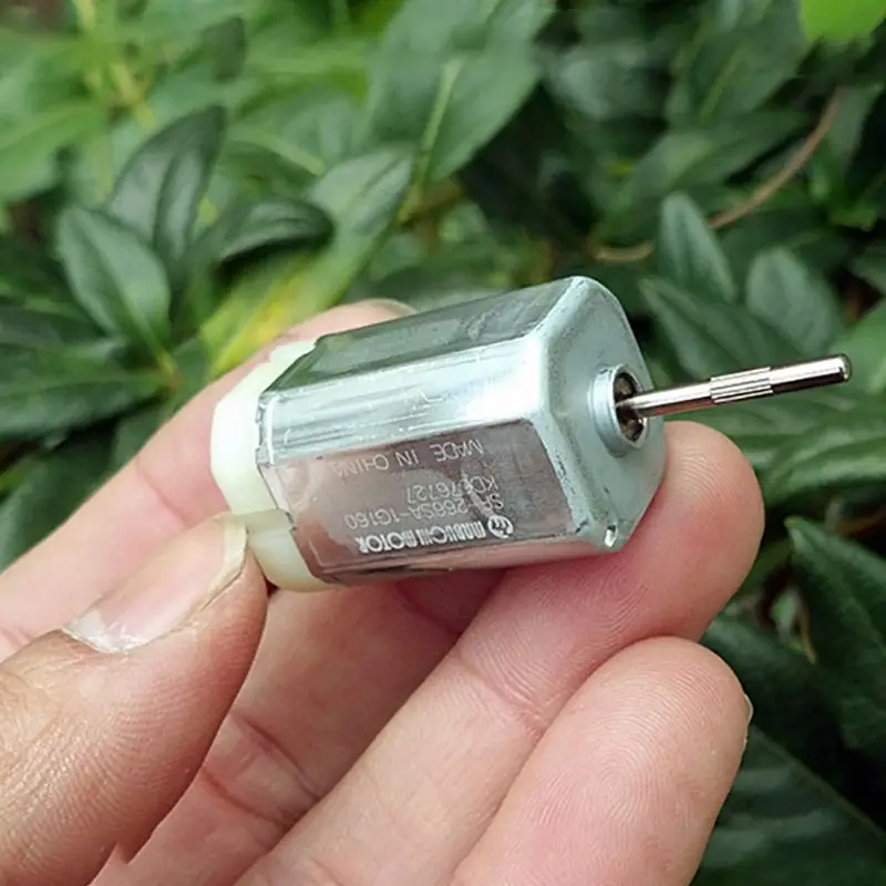 Six-pole Rotor High Torque Micro Motor Car Folding Mirrors DC12V 7200rpm Precision Square DC Motor with Precious Metal Brush