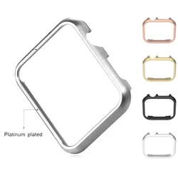 Accessories for Apple Watch Case 45mm 44mm Metal Bumper Protective Cover Frame for iWatch SE Series 7/6/5/4 Cases Aluminum Gold