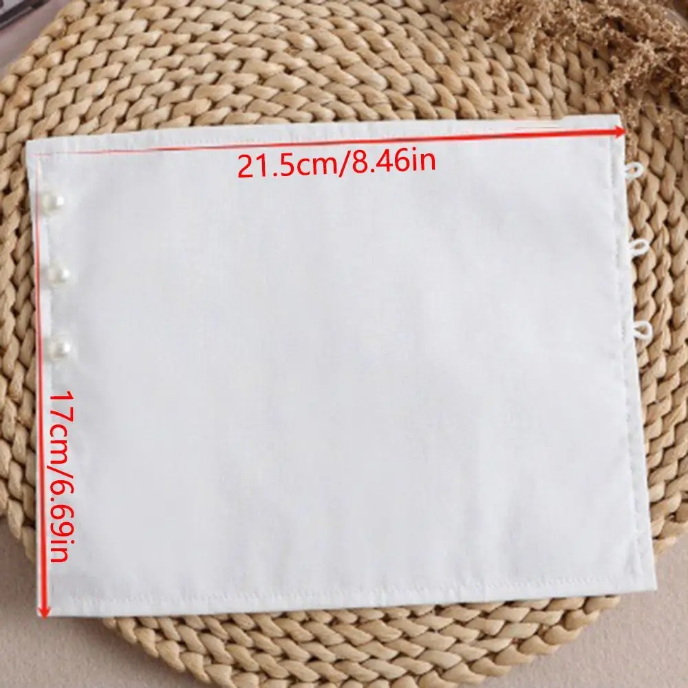 Maniche finte staccabili Bottoni di perle Comode estensioni per polsini da donna Facile da indossare Polsini morbidi e finti Ornamento