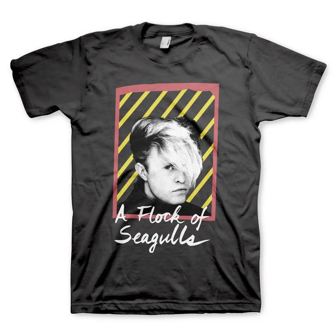 A Flock of Seagulls Adult Neon T Shirt