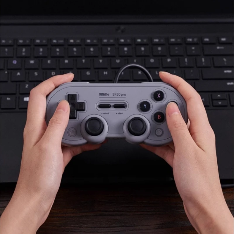 Sn30 Pro Wired Two Mode Usb Game Controller Vibration Hand Sensation Supports Swtich/Steam/Windows10/Pc/Apple/Android Universal
