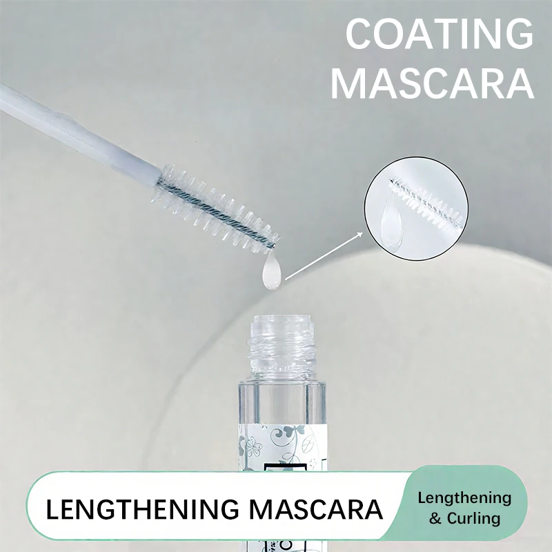 10ml płyn do utrwalania przedłużanych rzęs, maskara utrwalająca, długotrwała i odporna na rozmazywanie, przezroczysta maskara do przedłużania rzęs.