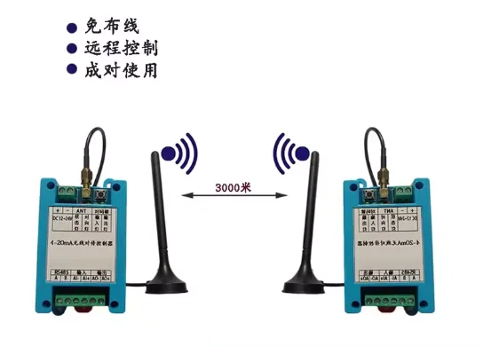 

Original Analog Wireless Transmission Module Transmitter Receiver 4-20mA Synchronous Current Remote Controller