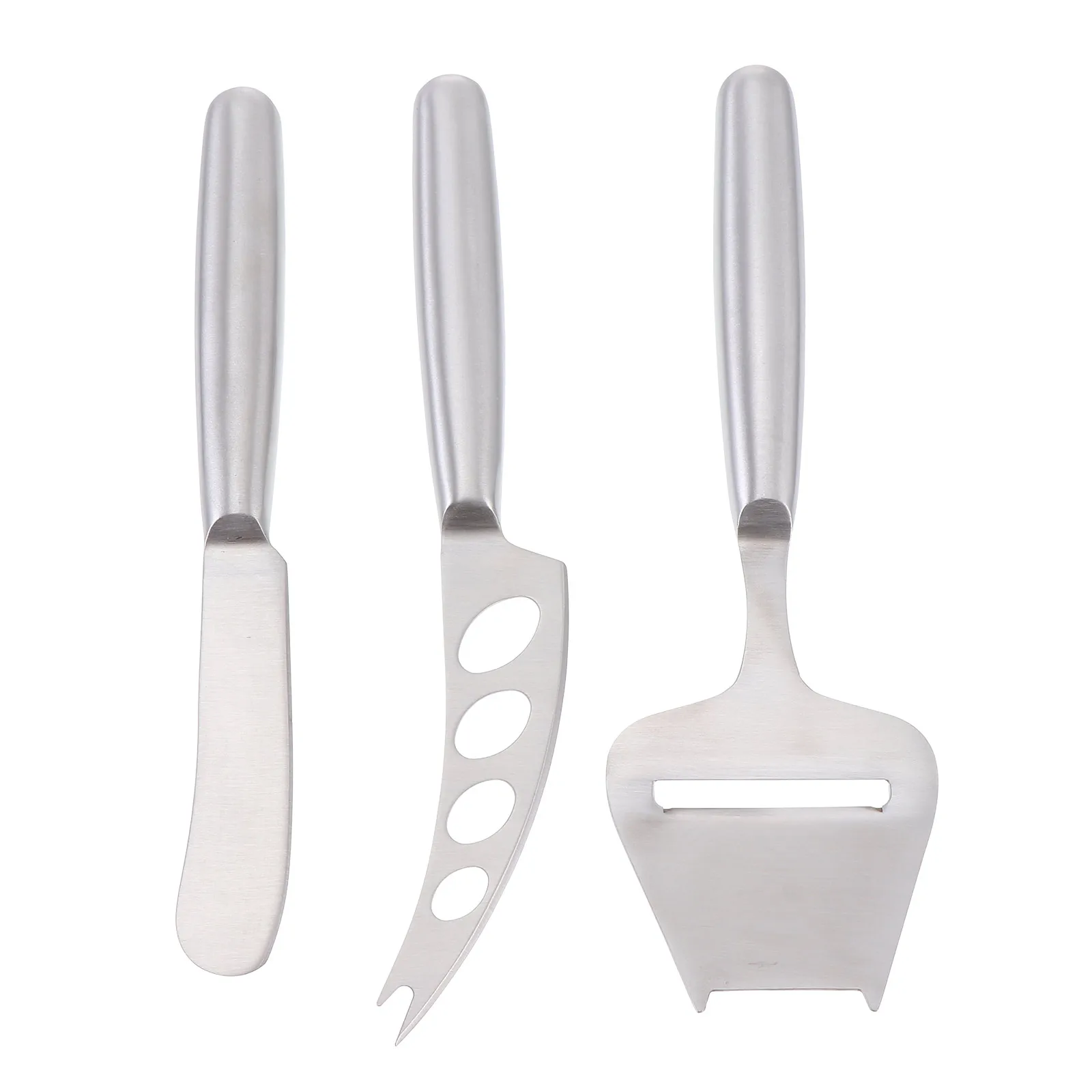 

3 Pcs Knife Set Stainless Steel High Quality Kitchen Supplies Bread Kitchen Supplies Cutters Cheese Slicers Wire Tools