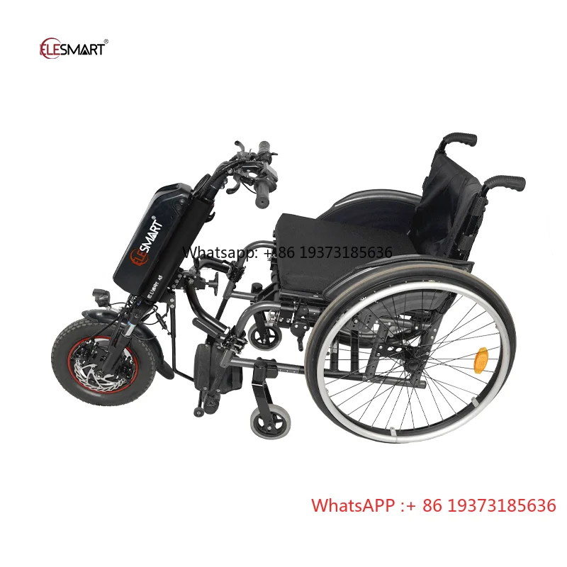USA and Europe In-Stock 12.8ah Folding Electric Handcycle Attachment Power for and Handicapped Scooters