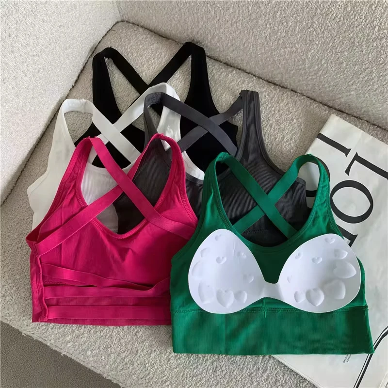 

Sexy Sports Bra Yoga Bra Fitness Top women Seamless High impact Sports Bra Sports Underwear Push-Up Sportswear Bralette