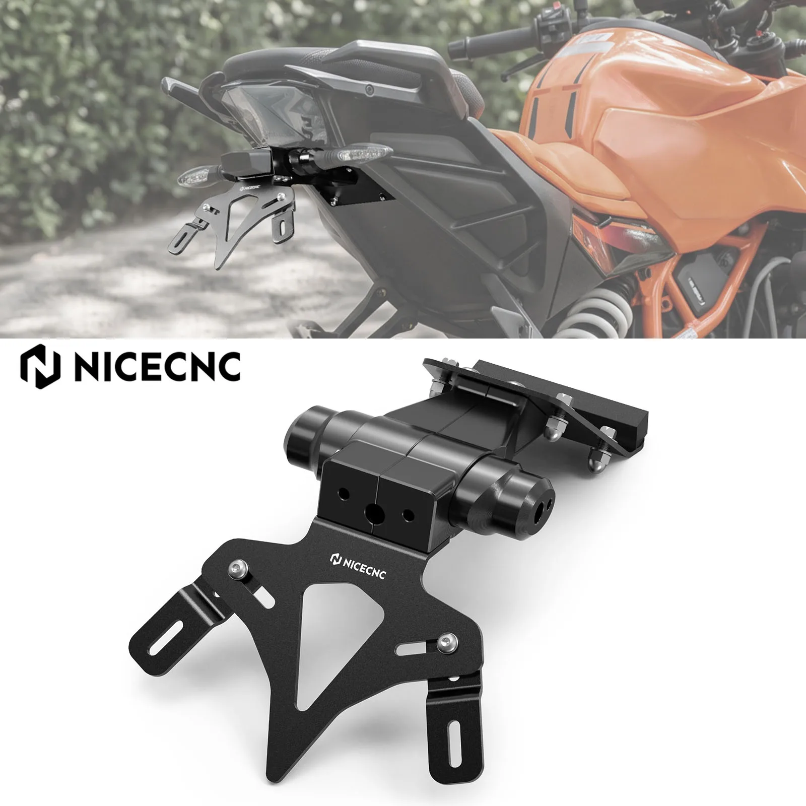 For KTM Duke 125 250 390 2024-2026 2025 Tail Tidy License Plate Holder Bracket DUKE 125/250/390 Accessories