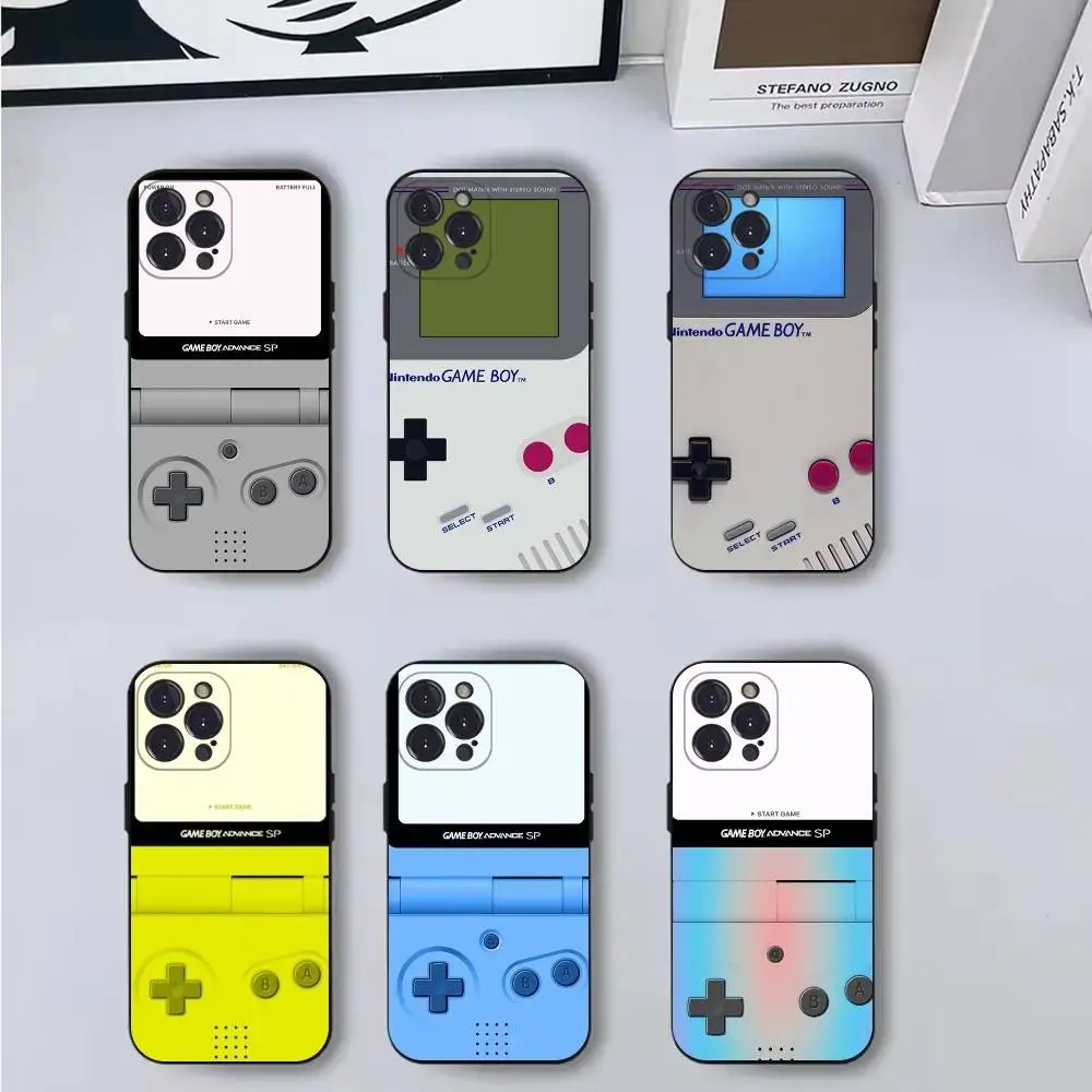 

Video Game Boy Phone Case Phone Case For iPhone 16,15,14,13,12,11,Pro,X,XS,Max,XR,Plus,Mini Soft Black Cover