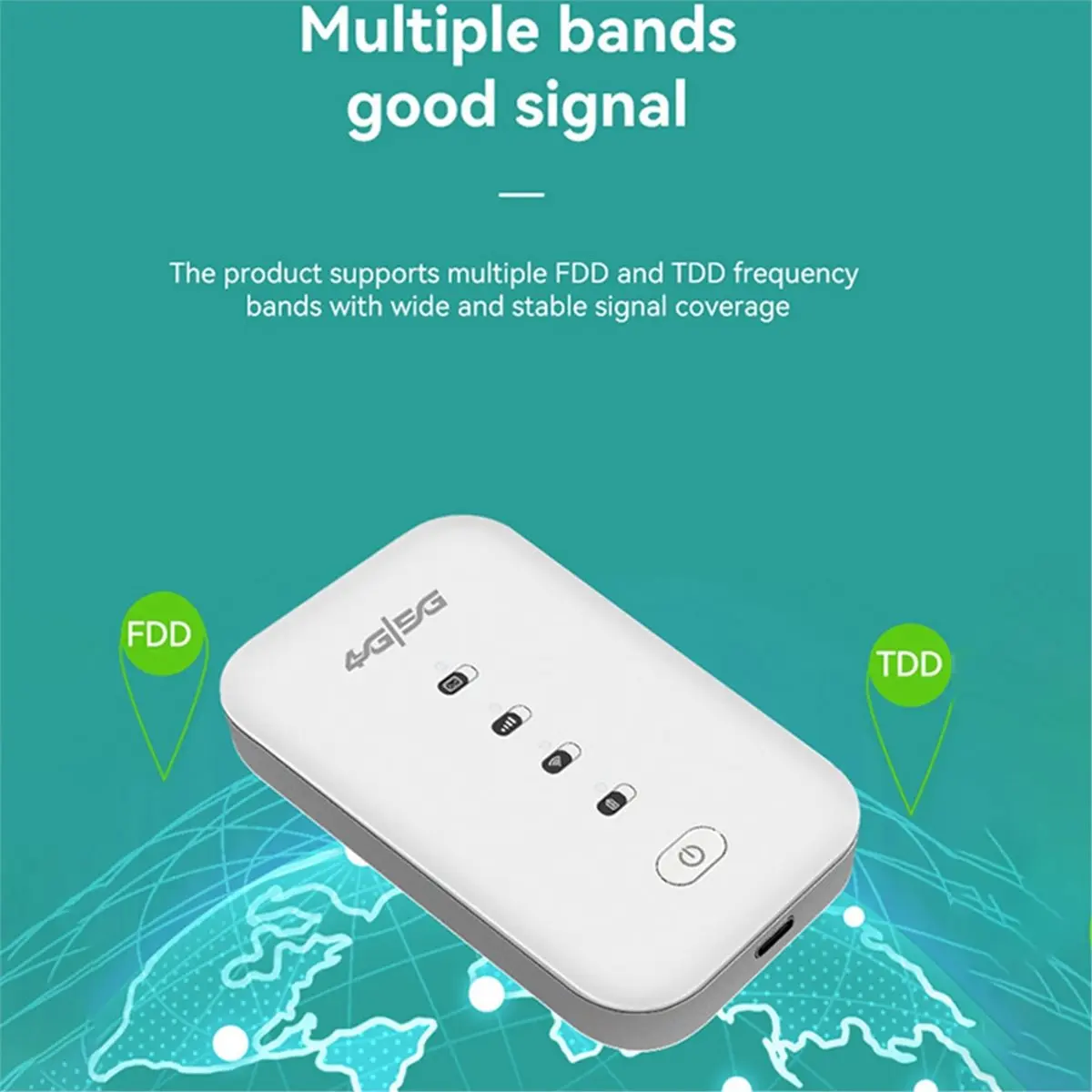 4G LTE Router Portable Wireless WiFi Router Modem 3000mAh Battery 300Mbps Mobile Hotspot Broadband