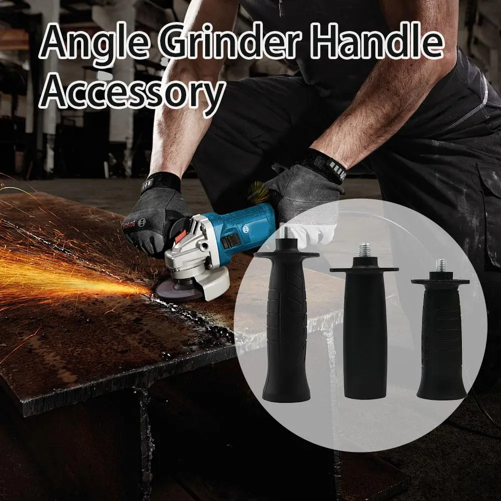 Angle Grinder Auxiliary Handle M8/M10 Non-Slip Side Handle for Angle GrinderReplacement Handle for Power Tools
