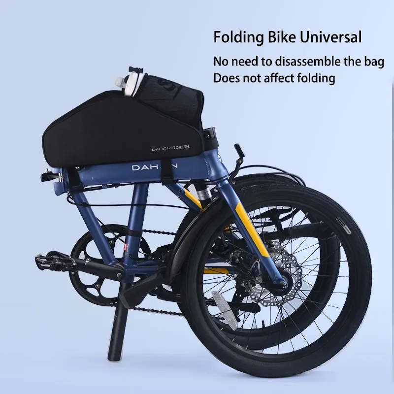 DAHON Bike Bag Crossbar Front Beam Top Tube Bags Head Bags Folding Bicycle Bag p8 Cycling Gear Accessories