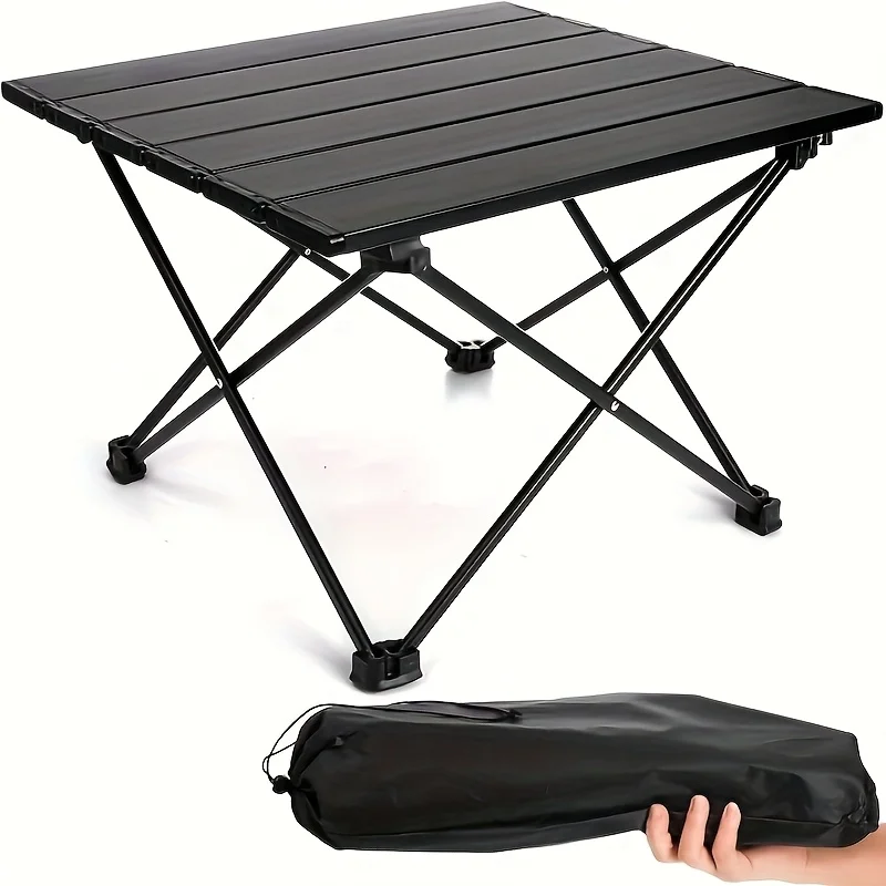 Mesa Plegable Portátil para Camping, Multifuncional, para Playa, Picnic, Mochila, Cocina al Aire Libre, Barbacoa, Senderismo, Navegación