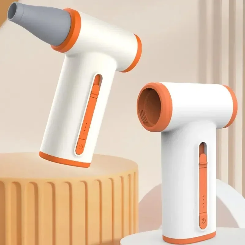 ポータブルハンドホールド多機能 130000 RPM 充電式ミニブロワードライヤーコードレスヘアドライヤー強風エアダスタークリーニング