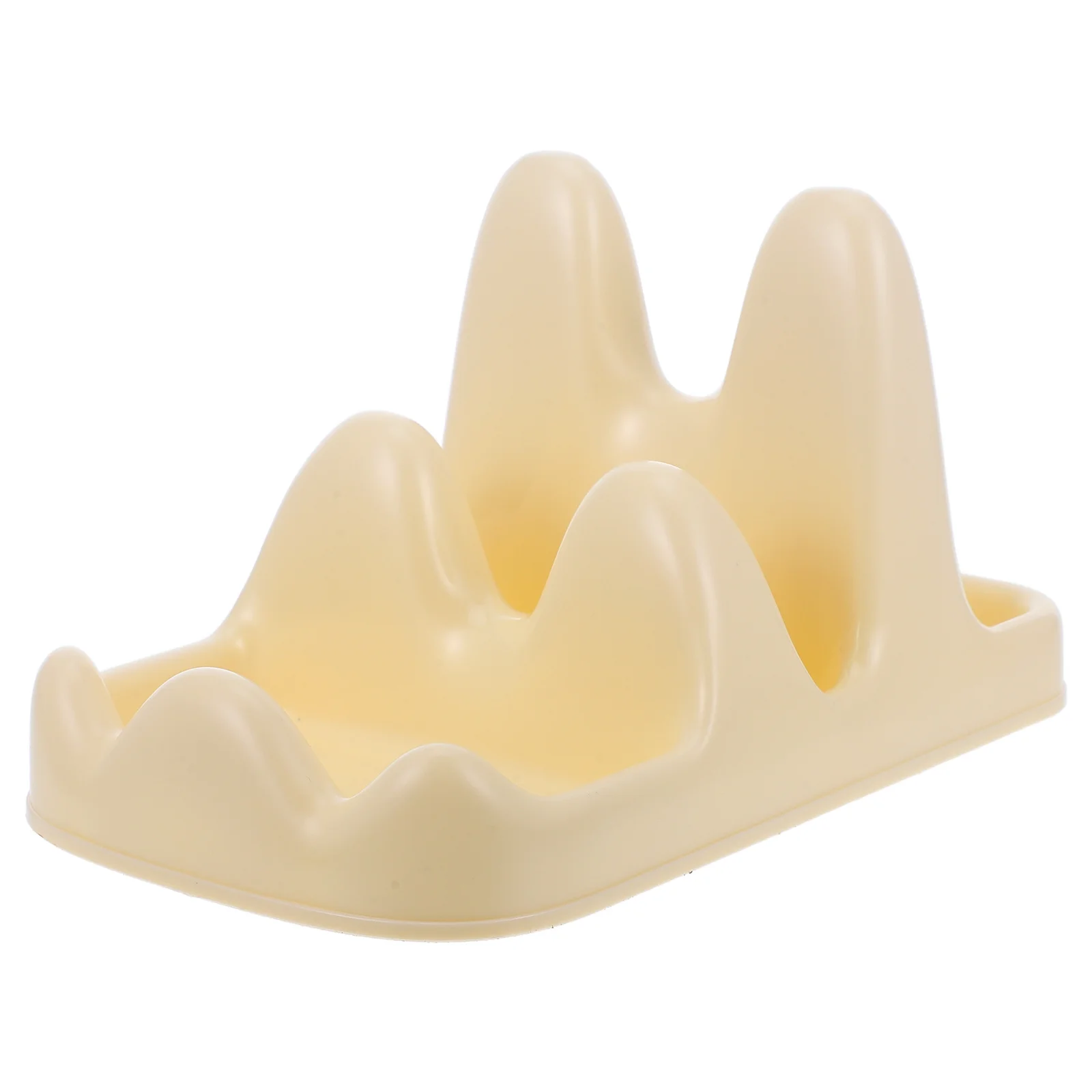 منظم كونترتوب المطبخ لأغطية الوعاء ملاعق شوربة مغرفة حامل متعدد الوظائف أواني تخزين الرف عدم الانزلاق #1