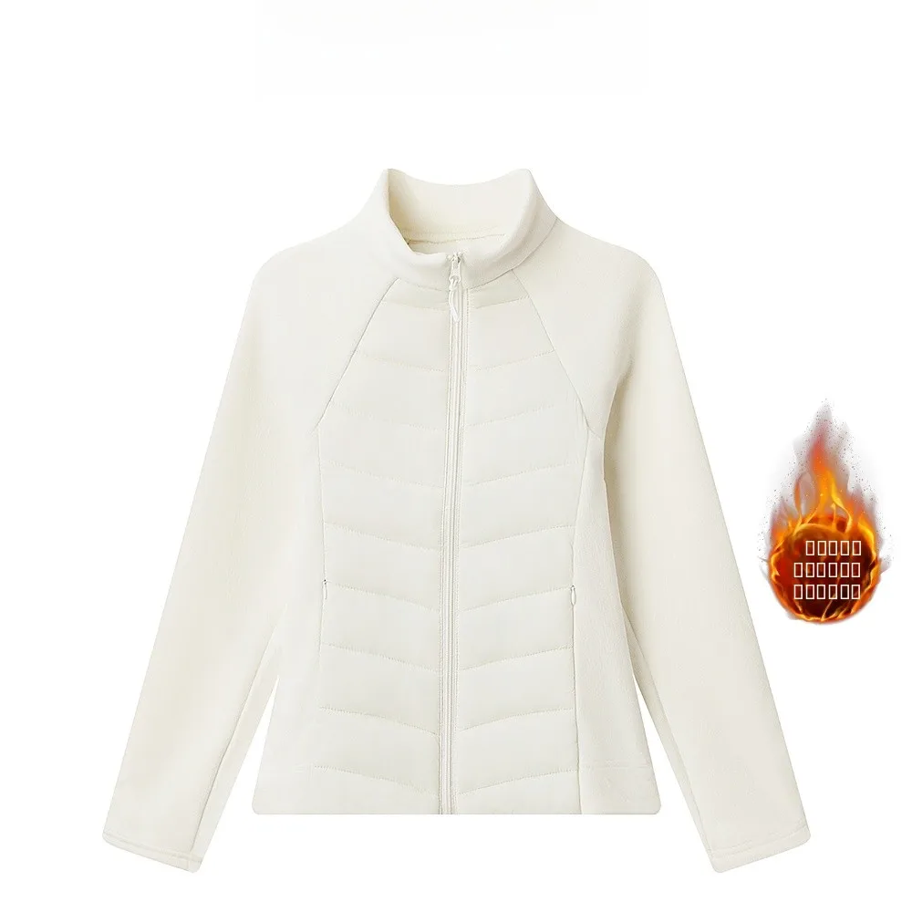 

Slimming Fitn Clothes Women's Yoga Tight Base Layer Warm Sports Running Winter Lightweight down Filling Faionable Outerwear