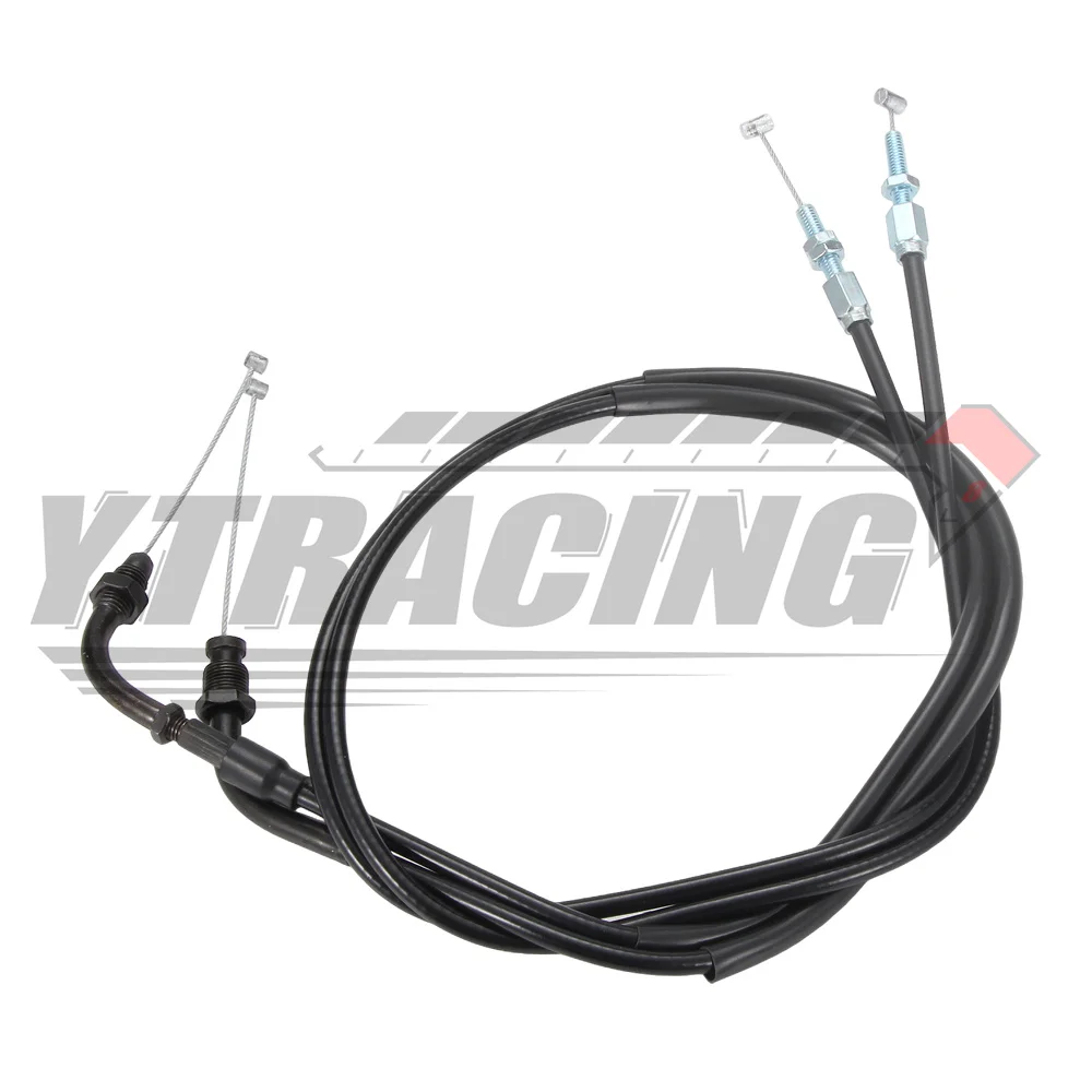Motorcycle Throttle Cable Push Pull Line Set For HONDA NX250 1988-1990 17910-KW3-000 17920-KW3-000 Gas Accelerator Cable