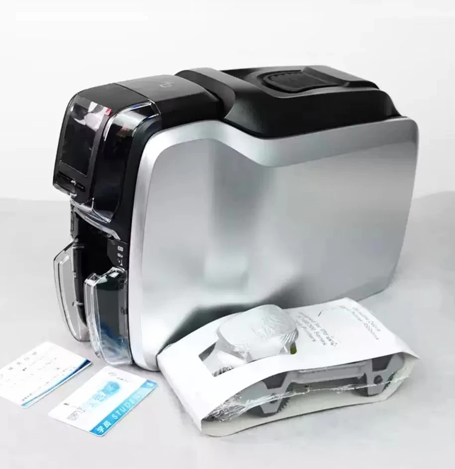 Zebr a ZC300 Printer  Dual Side Plastic PVC Card Printer with 300 DPI for Business Official Hospital Colorful Printer