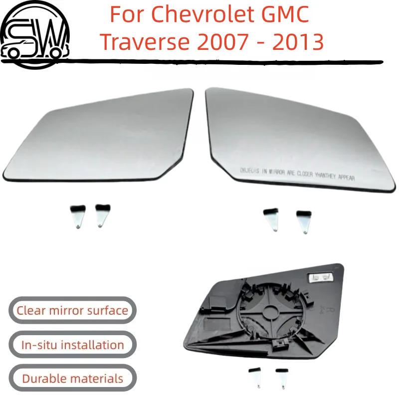 For Chevrolet GMC Traverse 2007 - 2013 Rearview Mirror Heating and Front View Mirror.