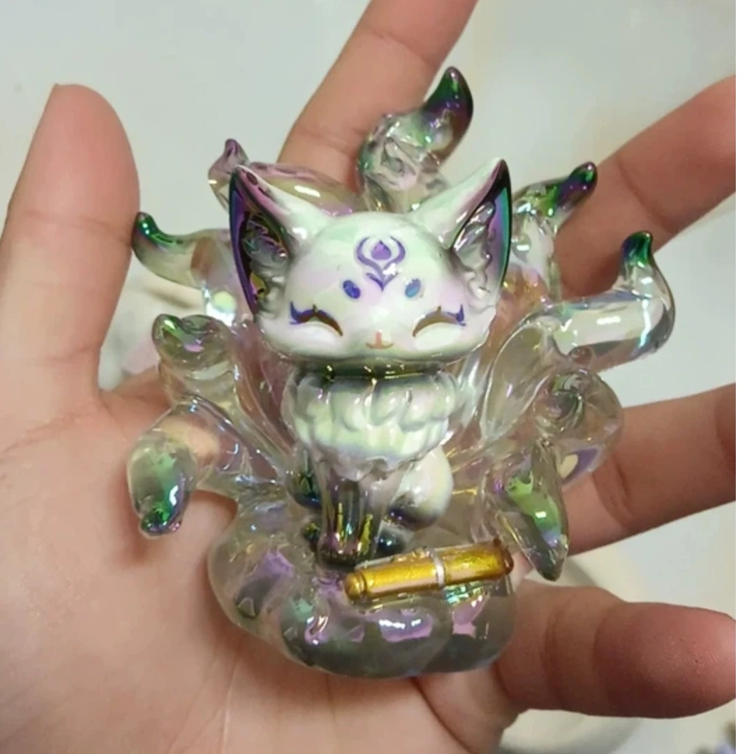 

Милая коллекционная фигурка-сюрприз «Легенда о Девятихвостой лисе»: игрушка-лиса, украшение для рабочего стола, подарок на день рождения, игрушки