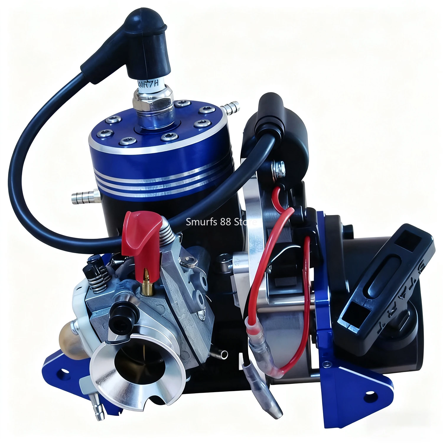 

26cc двухтактный гоночный двигатель, модель корабля, металлический двигатель 1E34CMJ, гильза цилиндра, 3500 об/мин, подходит для моделей кораблей