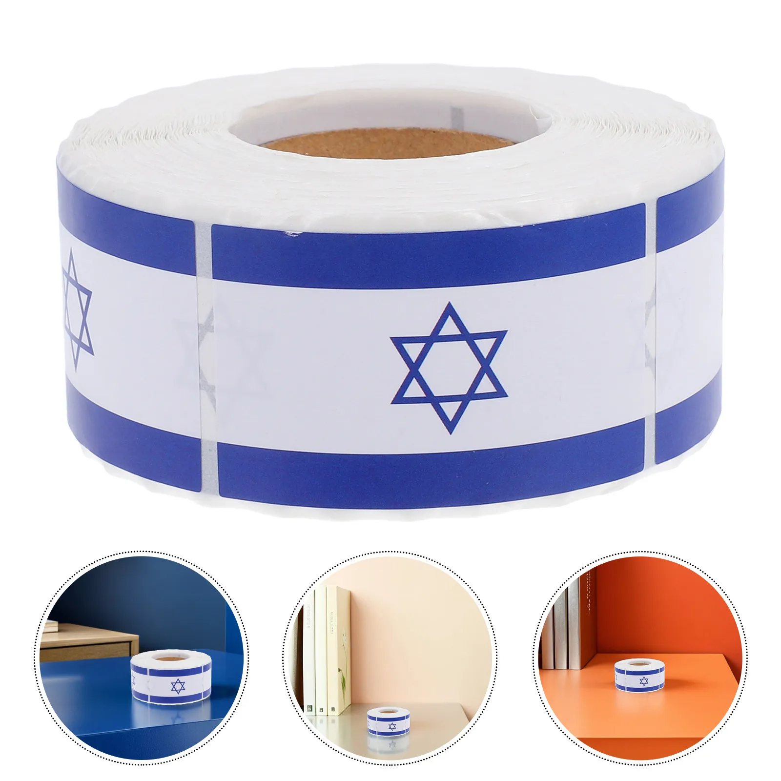 

2 Rolls Stickers 50x30mm Self Adhesive Decal for Scrapbooking Notebook Planner Package Labeling Party Favors