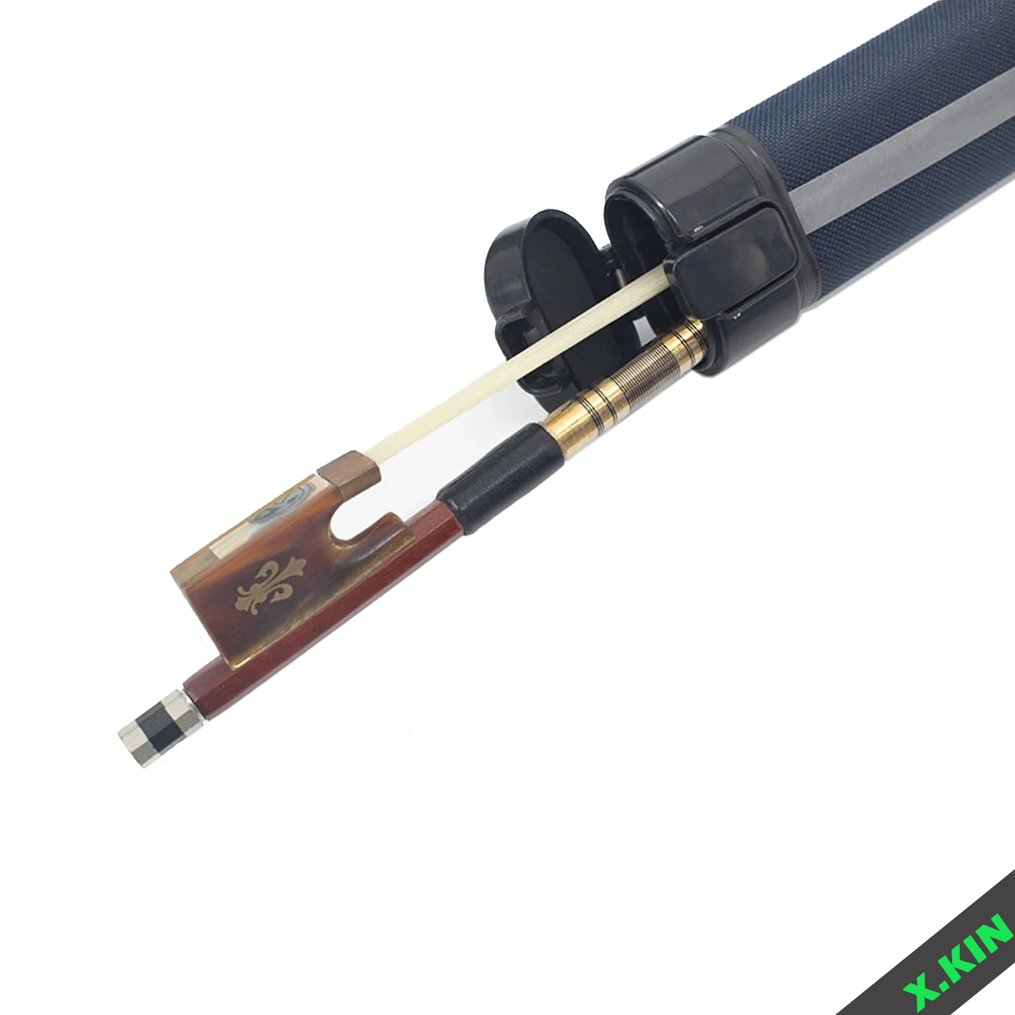 Professional Violin & Cello Bow Case, Oxford Cloth Aluminum Frame, Single Shoulder Strap, Protective, Multiple Colors