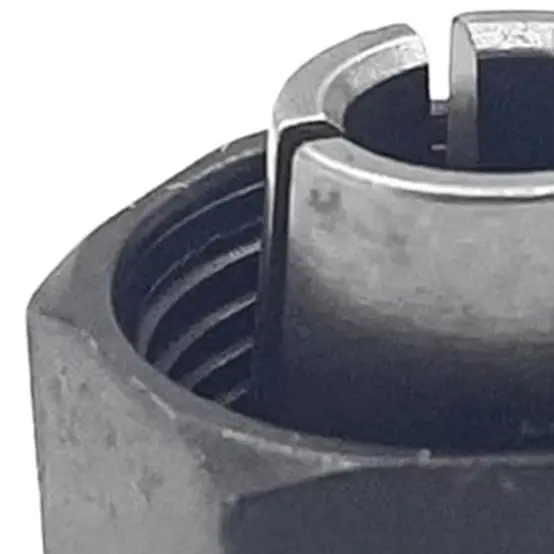 Router Chuck Nut Router Collet Nut Workshop Repair Metal Construction Lightweight Easy Installation Smooth Operation