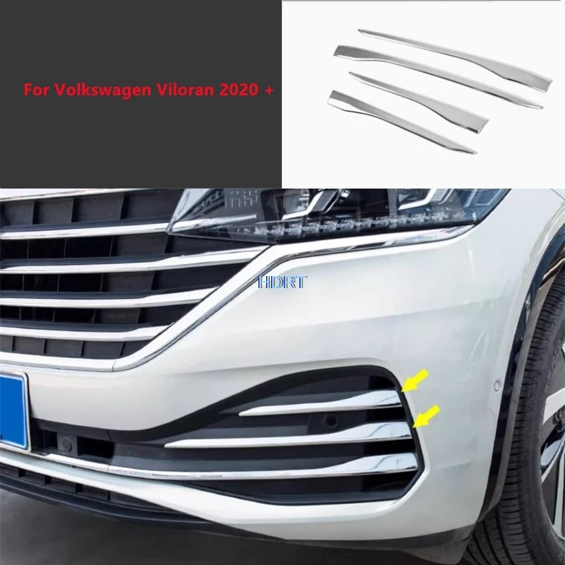 Auto Styling Front Stoßstange Nebel Licht Rahmen Gesicht Lampe Abdeckung Trim Schutz Dekoration Zubehör Für Volkswagen VW Viloran 2020 +