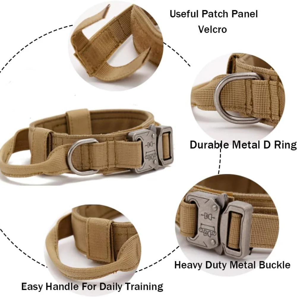 Reflective Tactical Dog Leash Set 2