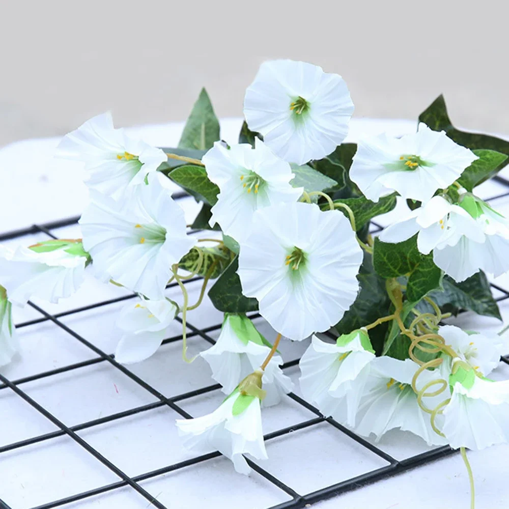 Artificial Petunia Flower Pots For Indoor Flowers Decorative Home Party Garden Decoration Fake Plants Decor For The Balcony